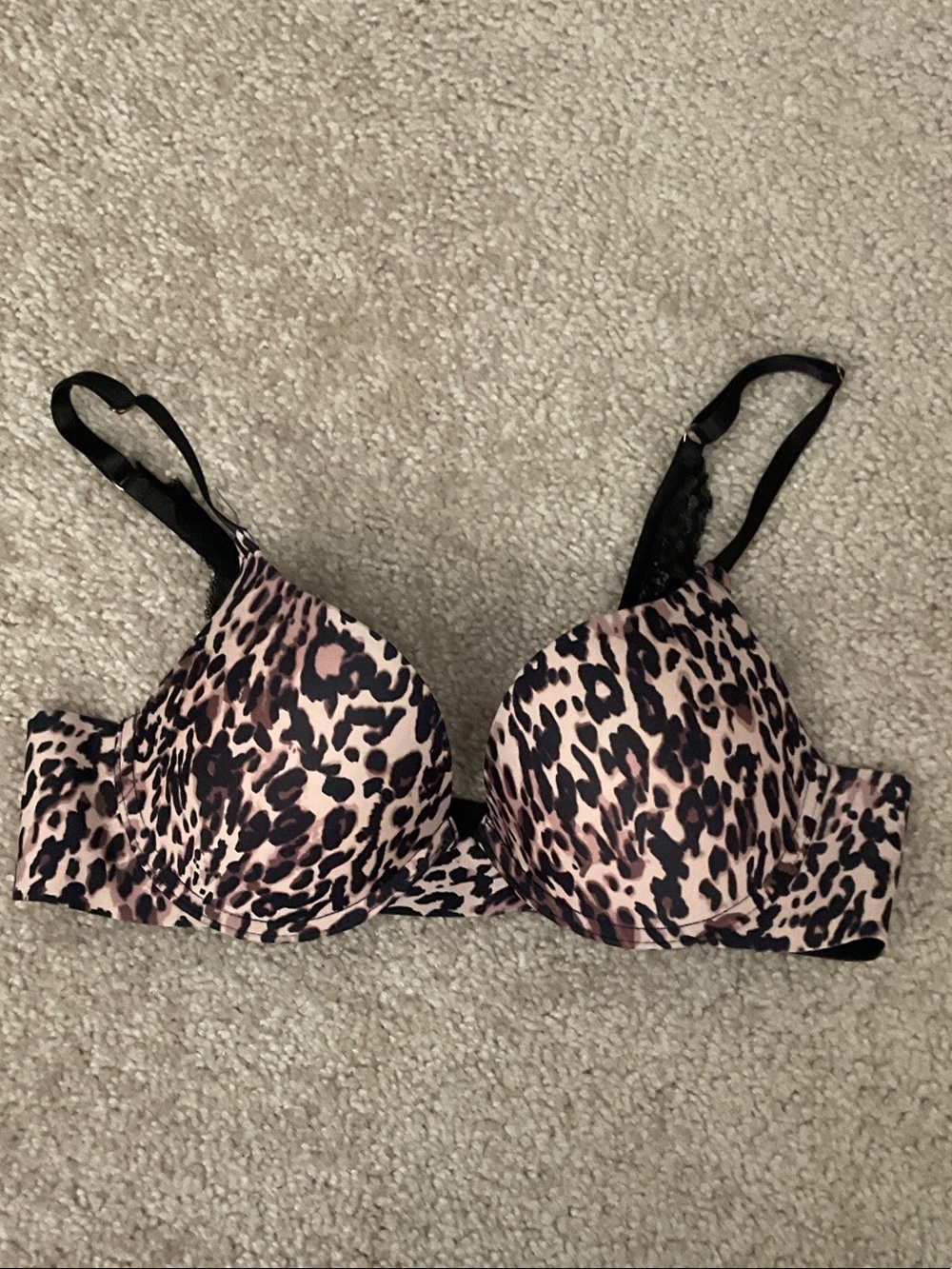 Marilyn Monroe Leopard Push-Up Bra